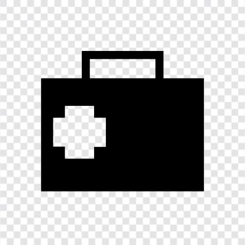 first aid kit, medical supplies, first aid supplies, medical equipment icon svg