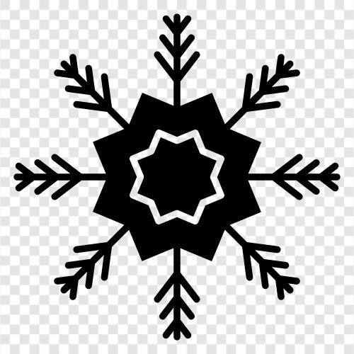 flake, snow, ice, snowstorm icon svg