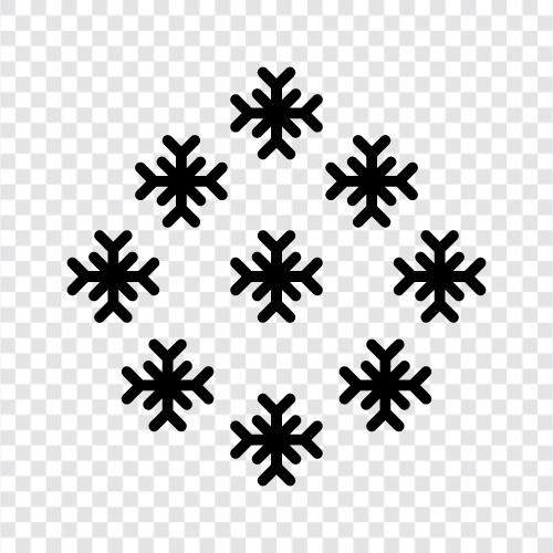 flakes, winter, snowman, Christmas icon svg