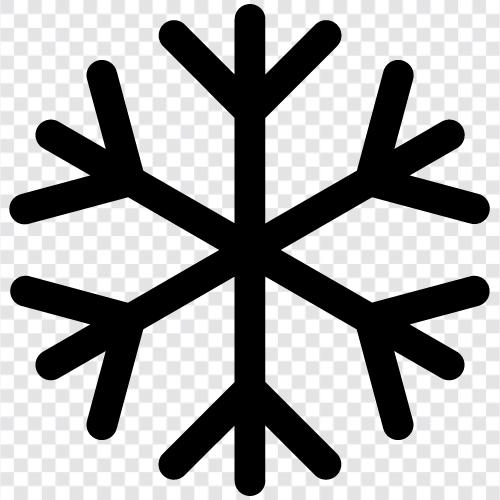 Flocken, Winter, Frost, Schneemann symbol