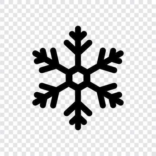 Flocken, Schneefall, Winter, Kälte symbol