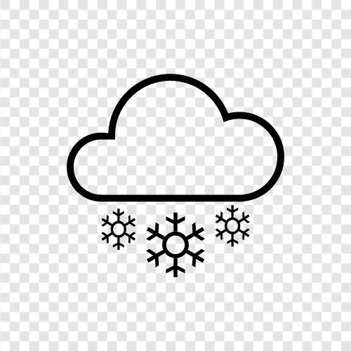 flakes, winter, cold, white icon svg