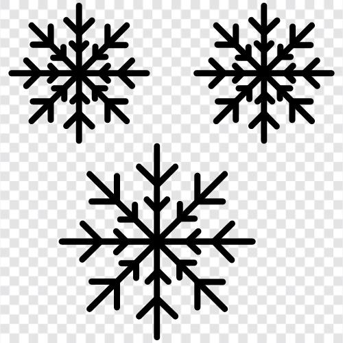 Flocken, Schnee, Schneeflocken, Eis symbol