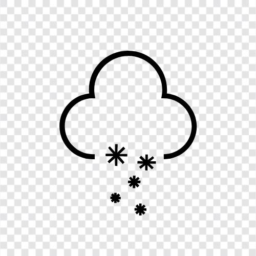 flakes, white, winter, snowman icon svg