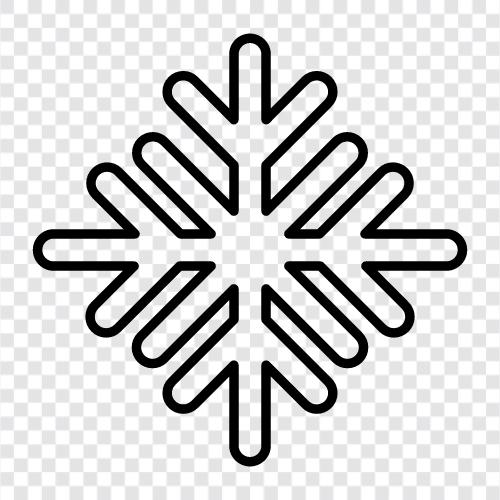 flakes, snow, winter, Christmas icon svg