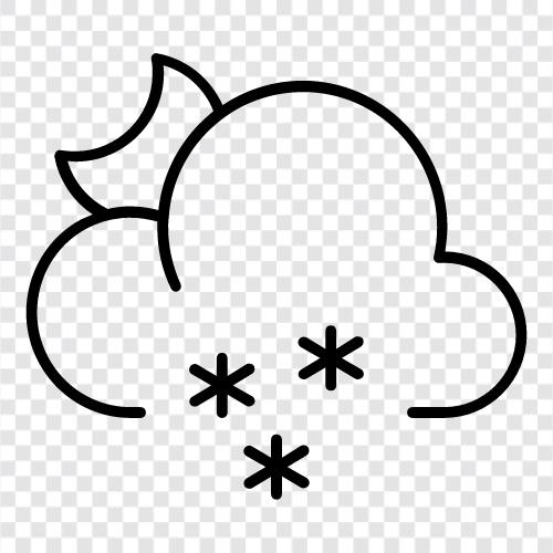 Flocken, Schnee, Winter, Kälte symbol