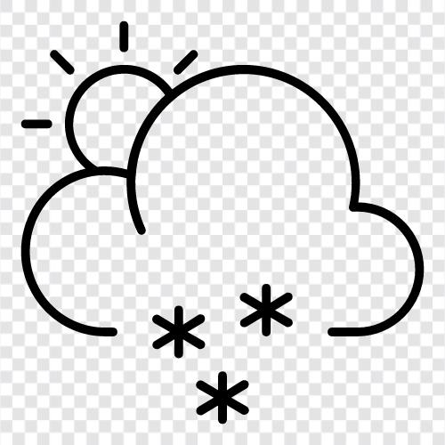 flakes, flake, snow, snowstorm icon svg