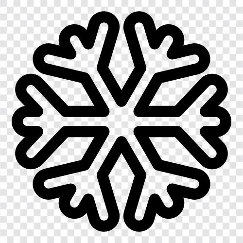 flakes, avalanche, winter, cold icon svg