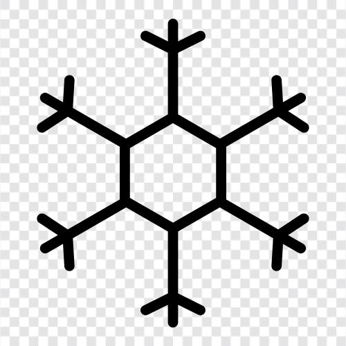 хлопья, зима, Рождество, снежинки Значок svg