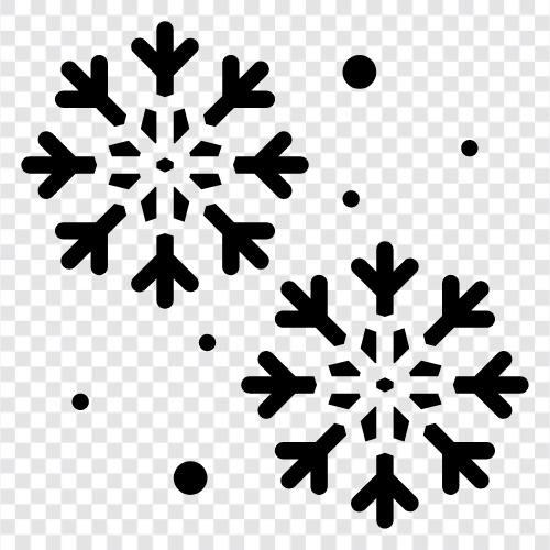 flakes, precipitation, winter, Snow icon svg