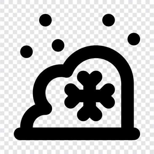 flakes, snowflakes, snowstorm, winter icon svg