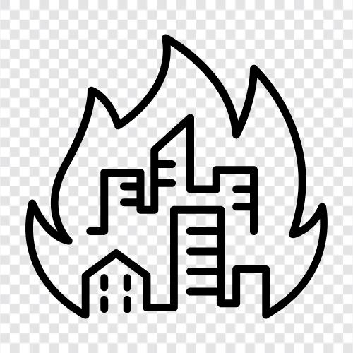 Flames, Heat, Burn, Burnout icon svg