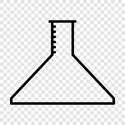 Flask, Glass, Chemicals, Laboratory icon svg