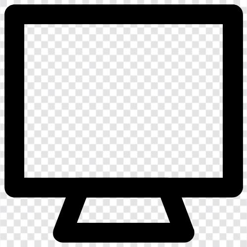 flat panel, monitor, LCD icon svg