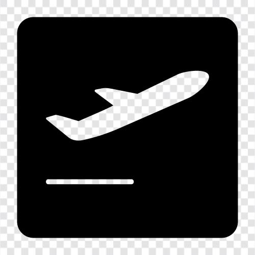 Flight, Trip, Vacation, Departure icon svg
