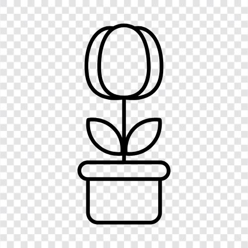 Blumentopf Pflanzer, Blumentopf Halter, Blumentopf Stand, Blumentopf symbol