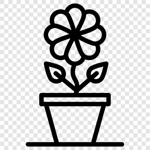 flowers, gardening, plants for sale, plant care icon svg