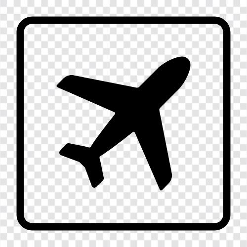 Flug, Flugzeuge, Flughäfen, Start symbol