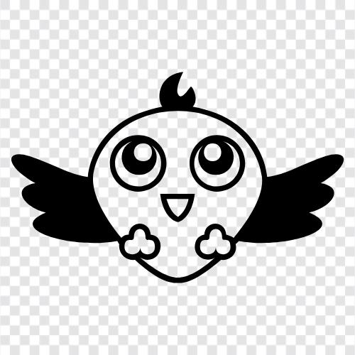 Flying, Animal, Pets, Birds of Prey icon svg