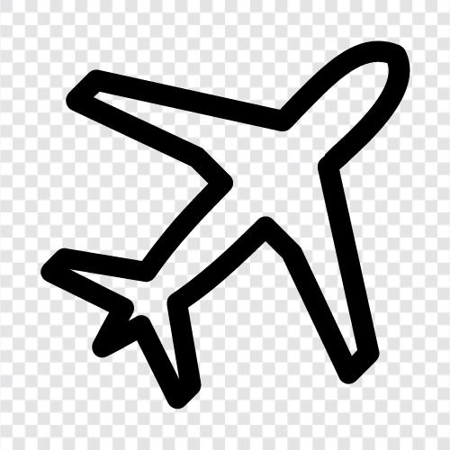 Fliegen, Luftfahrt, Flugreisen, Flugzeug symbol