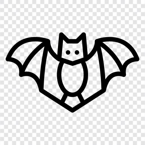 flying, vampires, monster, animal icon svg