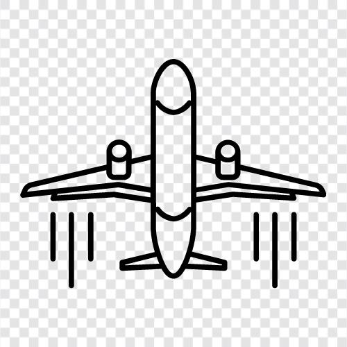 flying, airplane, travel, world icon svg