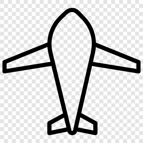 Uçan, Uçak, Ulaşım, Uçuş ikon svg