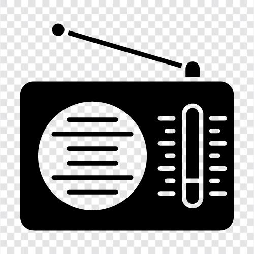 shortwave, orta dalga, uzun dalga, uydu ikon svg