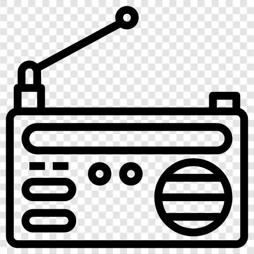 FM, AM, Kurzwelle, Satellit symbol