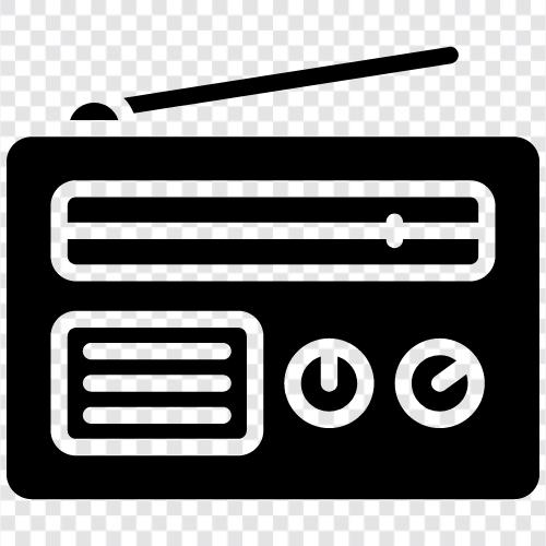 FM radio, AM radio, shortwave radio, satellite radio icon svg