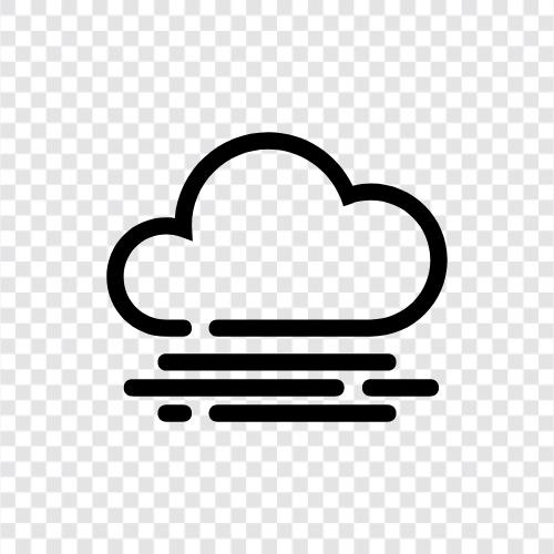 fog, rain, snow, mist icon svg