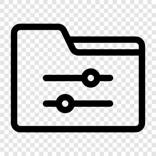 Folder Contents, Folder Structure, Folder Options, Folder icon svg
