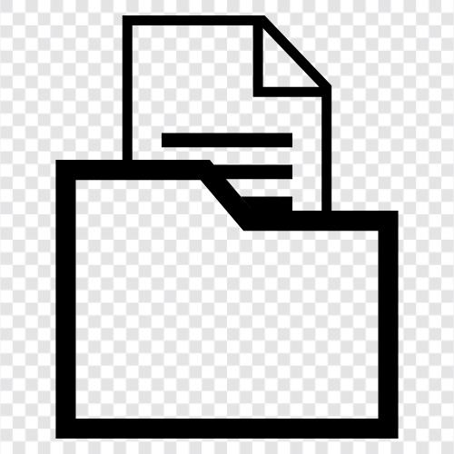 Folder, File System Directory, File, File System icon svg