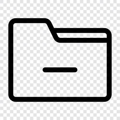 Икона папки, файла, файловой системы, хранилища Значок svg
