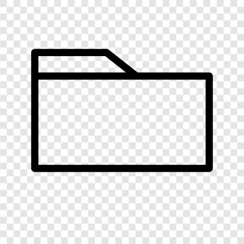 Folder Options, Folder Structure, Folder Contents, Folder icon svg