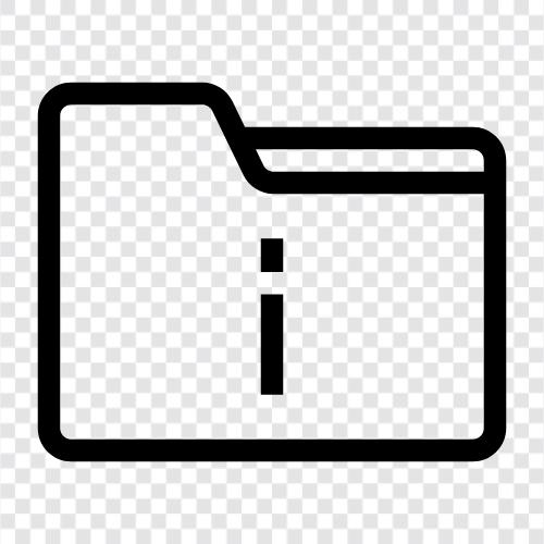 Klasör organizasyonu, Folder yönetimi, Folder ipuçları, Folder organizasyonu ikon svg