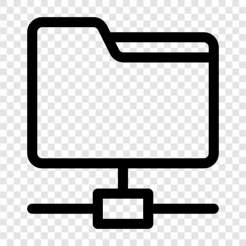 Folder Organizer, Folder Contents, Folder Properties, Folder Actions icon svg