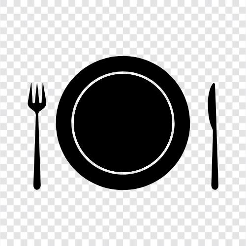 food, eating, plate, dishes icon svg