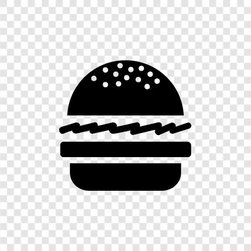 food, restaurant, hamburger, fast food icon svg