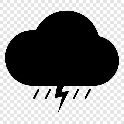 Vorhersage, Tornado, Hurrikan, Monsun symbol