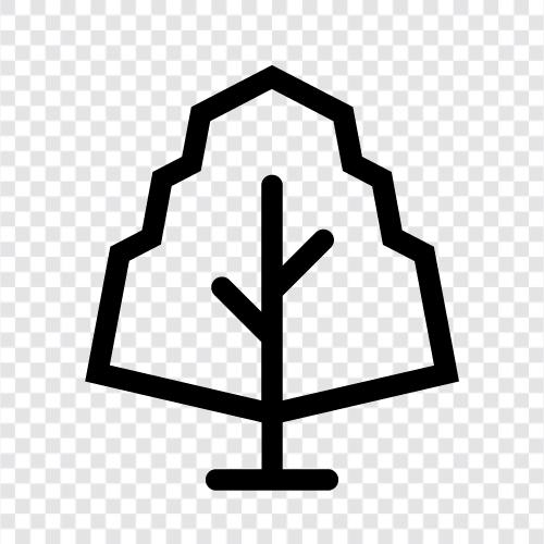 Orman, Bush, Shrub, Plant ikon svg