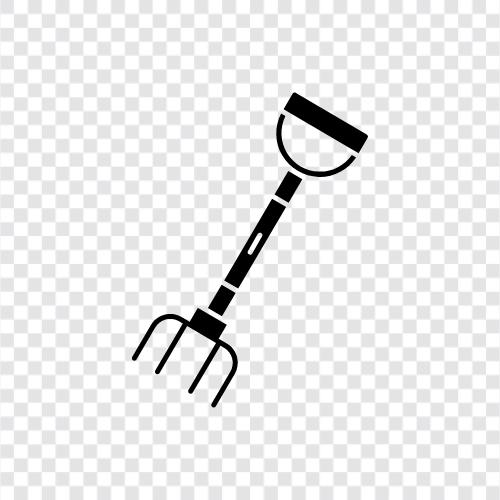 fork digging, fork tool, garden fork, forklift icon svg