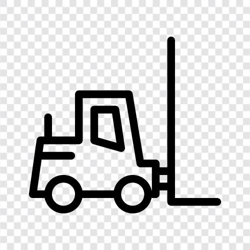 forklift truck, forklift rental, forklift parts, forklift training icon svg