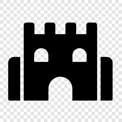 fortress, keep, keepers, lords icon svg