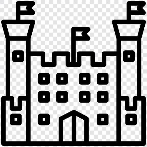 fortress, stronghold, keep, fort icon svg