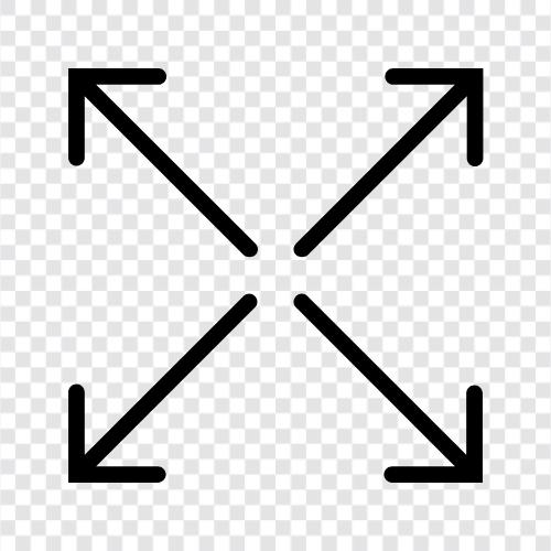 four directions, four seasons, four elements, four arrows icon svg