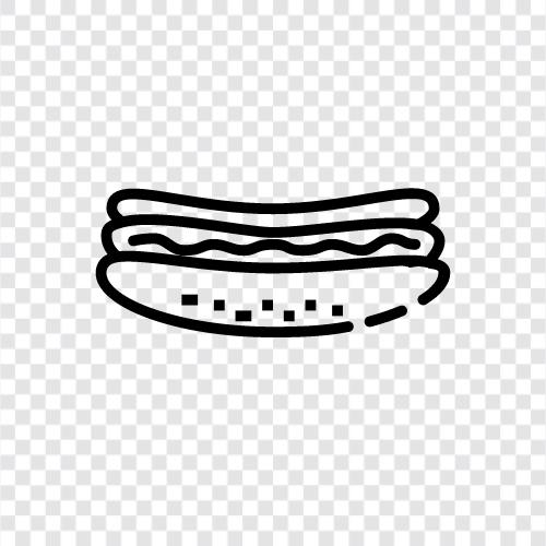 frankfurter, wiener, sausage, chili icon svg