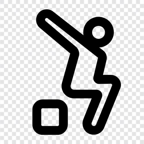 free running, agility, balance, coordination icon svg