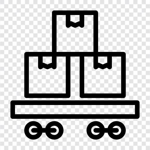 Güterzugfahrplan, Güterzugstrecke, Güterzugwagen, Güterzuglocom symbol