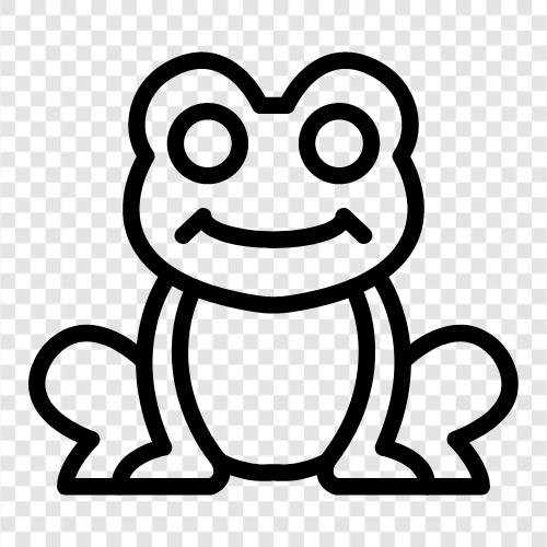 Frogs, Jumping, Amphibian, Frog icon svg